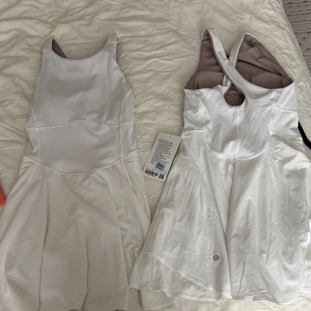 Lululemon White Court Crush Tennis Dress